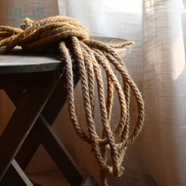 Looking for natural hemp rope lace bundle rope thickness decorative braided hemp hemp gardening garden handmade DIY