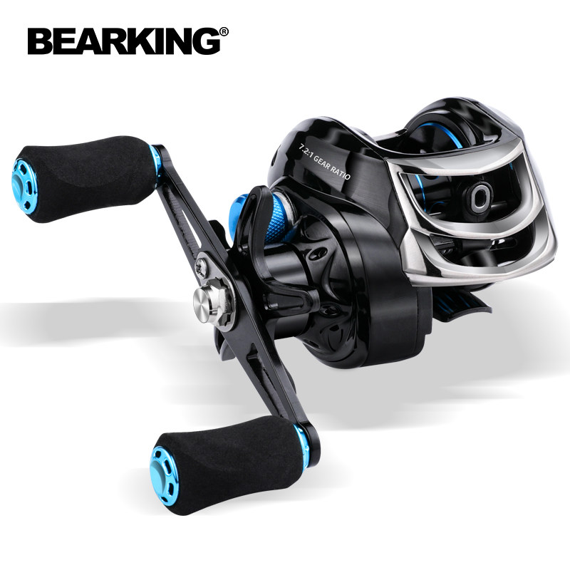 Bear Wang Water Drip Wheel Microbial Fishing Wheel 8 1 axis friction line to punch black horse mouth subrod wheel