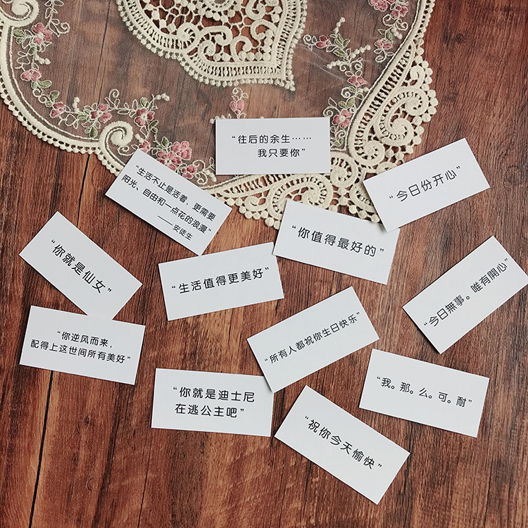 Florist greeting card with a bouquet of flowers bouquet of simple blessings for cake baking decoration Green Planted Potted Small Red Book small card