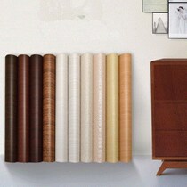 Waterproof wooden board self-adhesive wallpaper sticker leather post wall white modified imitation