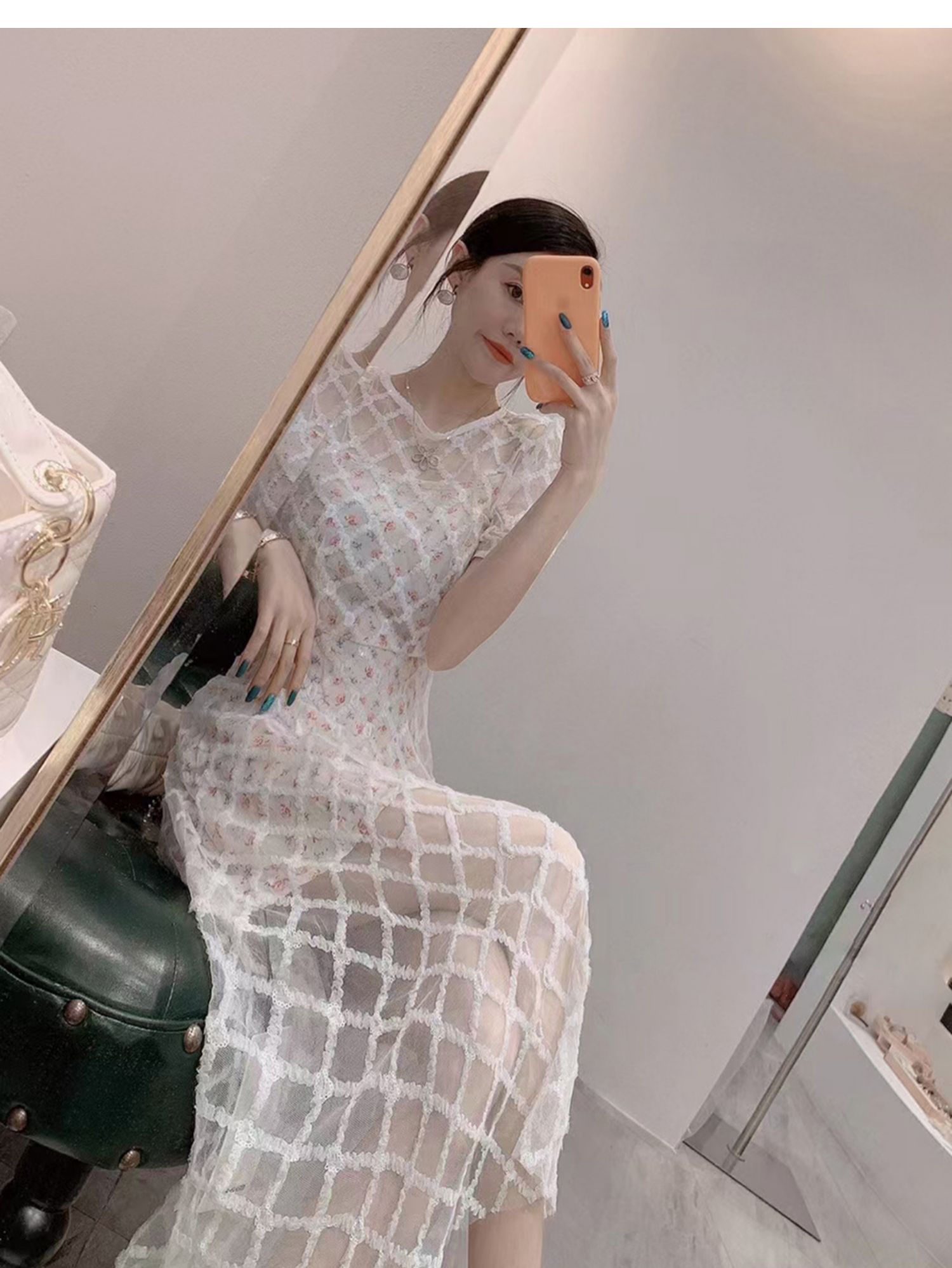 C8848 1890K VÁY ĐẦM LIỀN THÂN NỮ JIARELA MÙA HÈ THỜI TRANG NỮ REN G05 SẢN PHẨM MỚI