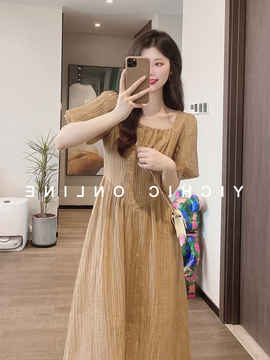C8889 2100K VÁY ĐẦM LIỀN THÂN NỮ JIARELA TAY PHỒNG MÙA HÈ THỜI TRANG NỮ G05 SẢN PHẨM MỚI