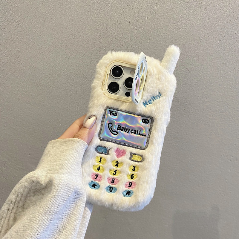 【Warm All Winter】Trendy Apple 16 Pro Max Autumn and Winter Model Suitable for iPhone 15 Pro Plush 17 Phone Case 14 Stand 13 Cute 12 Trendy Creative 11 【Warm All Winter】Trendy Apple 16 Pro Max Autumn and Winter Model Suitable for iPhone 15 Pro Plush 17 Phone Case 14 Stand 13 Cute 12 Trendy Creative 11