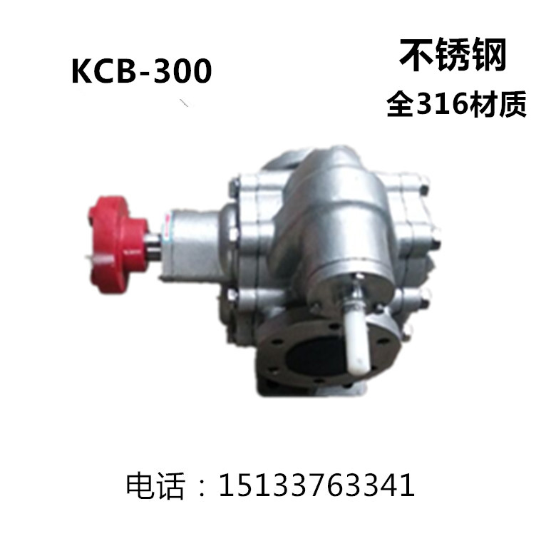 316 material stainless steel KCB-300 gear pump food pump chemical pump corrosion resistant pump oil transfer pump