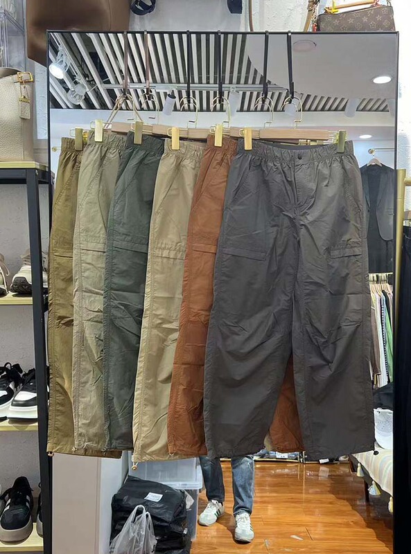 Spring and Summer Rebecca Z23010 Casual Loose-Fitting Jogger Pants, Thin, Slimming, Quick-Drying, Workwear, Cropped, Petite, Loose-Fitting Women's Pants