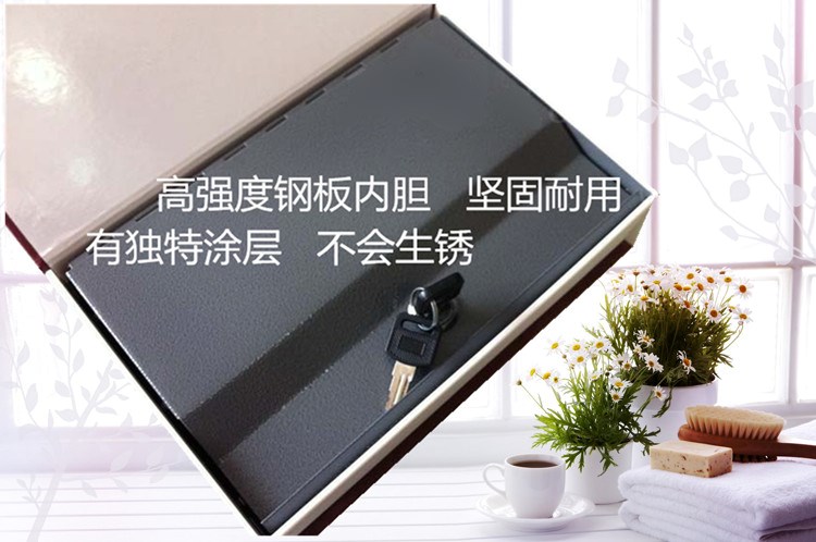 Nhà an toàn nhỏ nhỏ vô hình sáng tạo đầu giường nhà an toàn sách cuốn sách mật khẩu hộp ký gửi an toàn với khóa két sắt toàn cầu