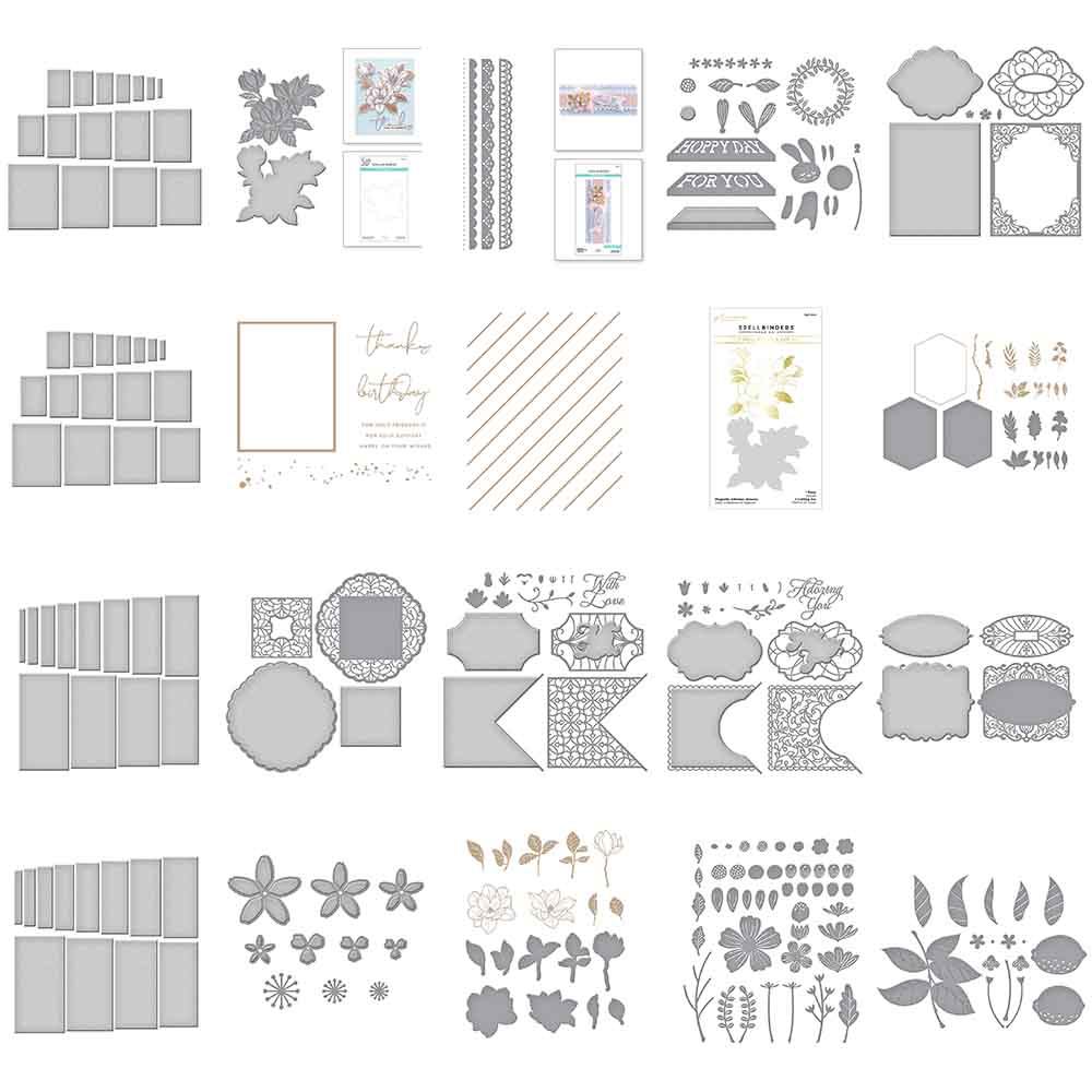 Precision stratified rectangular jade Lemon lemon flower cutting mold Diy embossing to make scrapbook gift greeting card decoration-Taobao