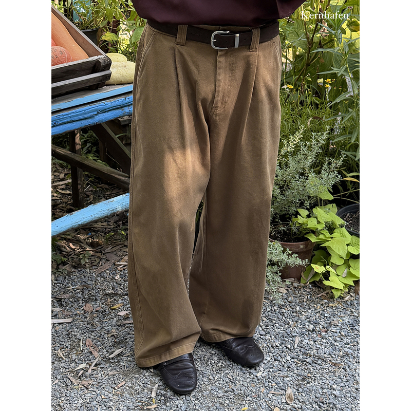 Another Pair of Pants That Makes Your Heart Flutter!! Retro Casual Wide-Leg Pants |   Kernhafen