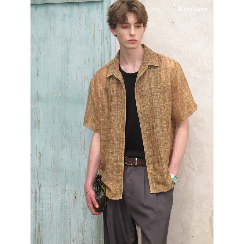 Switch into Vacation Mode in One Second! the Color Palette of a Summer Wardrobe - Short-Sleeved Shirt for Men |   Kernhafen