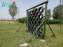 Elevated speed drop tower arched rib wood low pile net high and low bar outdoor large tire wall inclined rope swing extension training