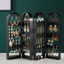 Earrings and earrings boxes of jewelry earrings boxes of display jackets harness boxes strokes wind tidy boxes