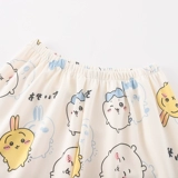 Летняя пижама, хлопковые милые осенние штаны