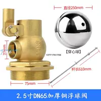 DN65 2,5-дюймовый медный поплавковый клапан