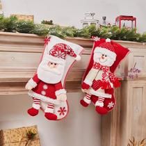 Christmas gift bags socks for the elderly and children Christmas tree pendants Christmas decorations props scene layouts