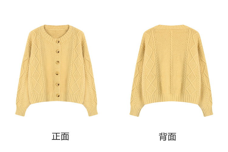 漸變扣#寬松毛衣外套復古慵懶麻花正反面.jpg