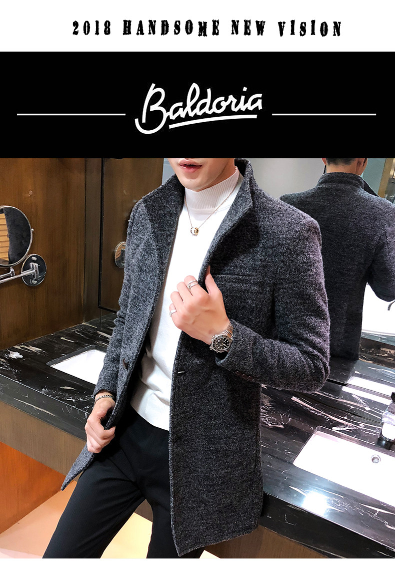 Blouson homme LOSAU manches longues en Laine - Ref 3117003 Image 7