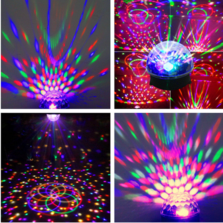 LED colorful sound control flash KTV party ballroom Bar restaurant Home stage lighting Flash light turn light color light