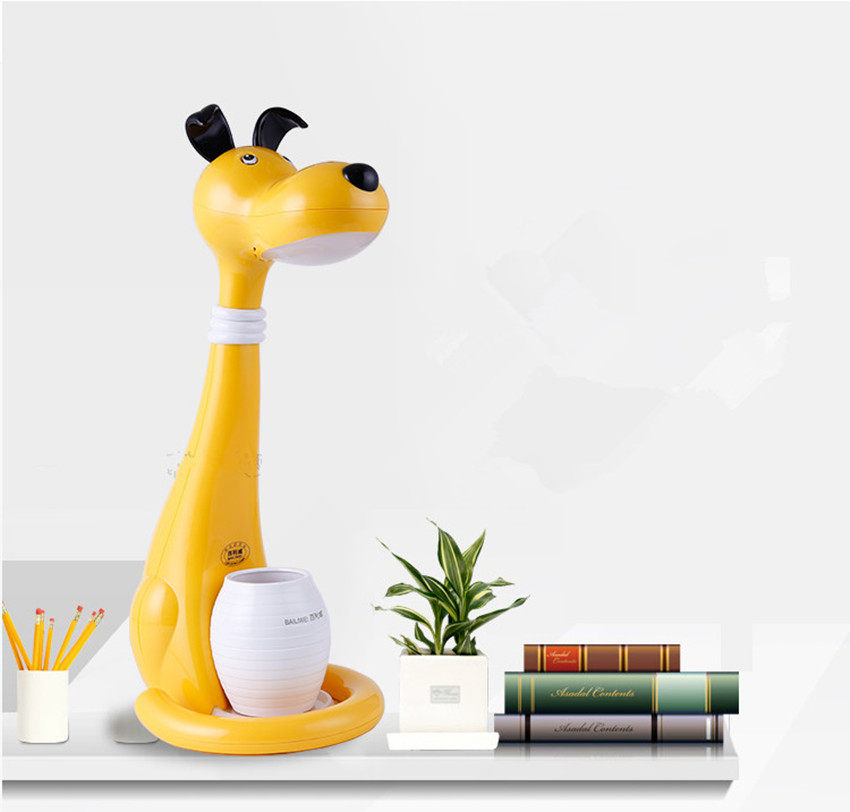 Biliway BI-1607 puppies children eye guard lights LED touch dimming learning cartoon bedroom small night light