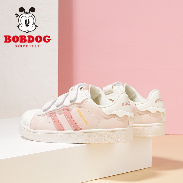 Bobdog Spring and Autumn Girls' Two Cotton Baby Shoes