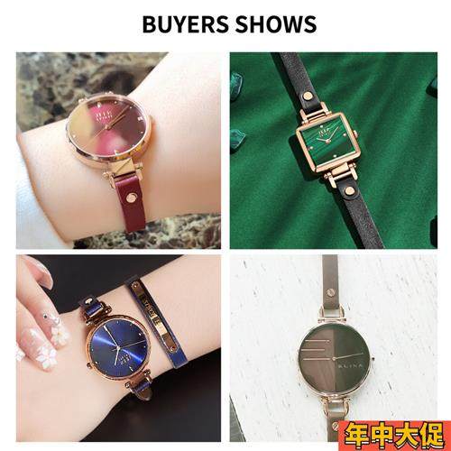 Original Genuine Leather Watch Strap for Women, Suitable for Jeepspirit Jeep Fossil Fossilia, Compact and Thin Strap 8m