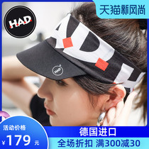 Germany imported HAD foldable summer sunscreen empty top hat for men and women marathon running sweat-absorbing quick-drying thin