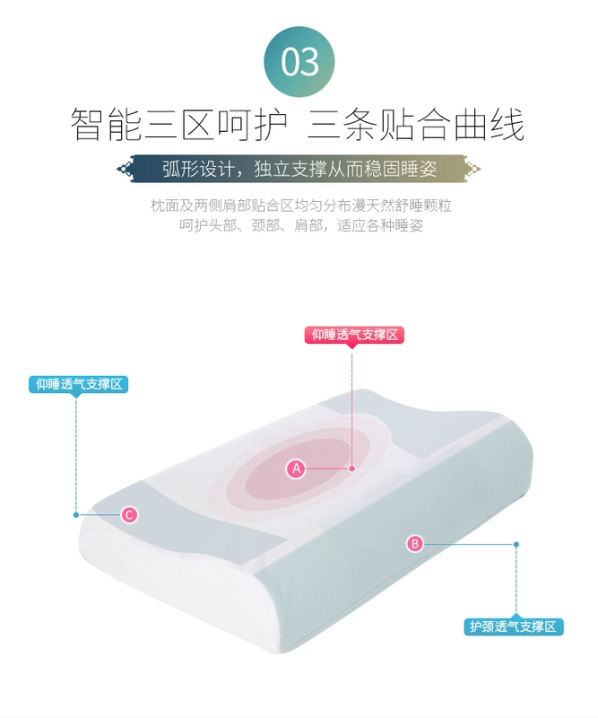 Điện sưởi ấm điều trị sốt cổ tử cung sửa chữa cổ tử cung đặc biệt chăm sóc cổ vật lý trị liệu sức khỏe gối kéo Thái Lan gối cao su - Gối