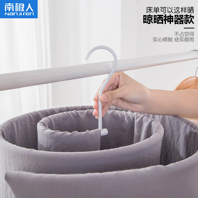 Drying quilt artifact Large round drying rack Household quilt cool bed single quilt cover rotating spiral drying rack Balcony