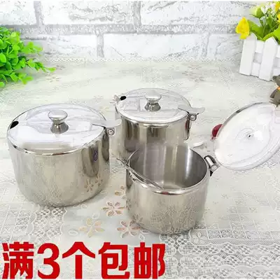 Sugar jar 7 5cm capacity convenient seasoning box snack bar restaurant stainless steel pepper oil tank with lid Hotel