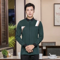 Демон зеленый мужской вершина [три залили длинные рукава]