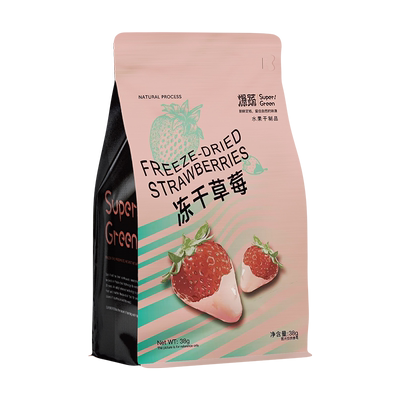 冻干草莓冻干榴莲干酸甜口感丹东草莓冻干独立包装水果小零食