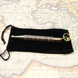 Бронзовый металлический маленький мундштук, креативная металлическая съёмная курительная трубка, алюминиевый сплав