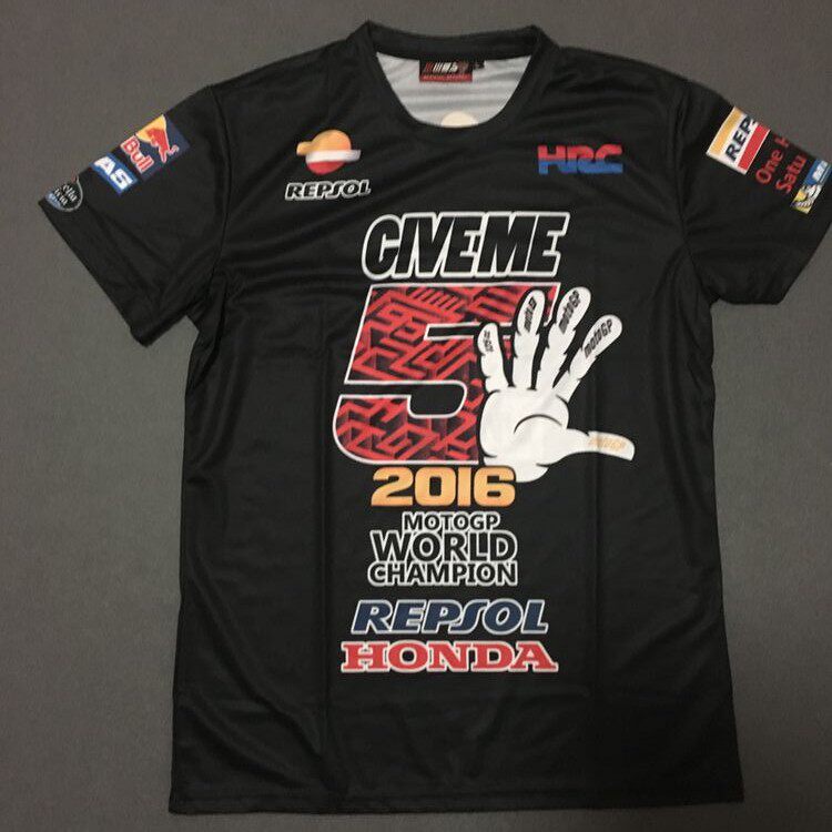 2019 classic MOTOGP No. 93 Marquis motorcycle racing suit motorcycle suit quick-drying short-sleeved T-shirt short T