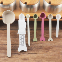 Spoon Milk powder spoon Household baking spoon Measuring spoon Salt control spoon Scale grams and degrees Kitchen limit 5g quantitative 2g