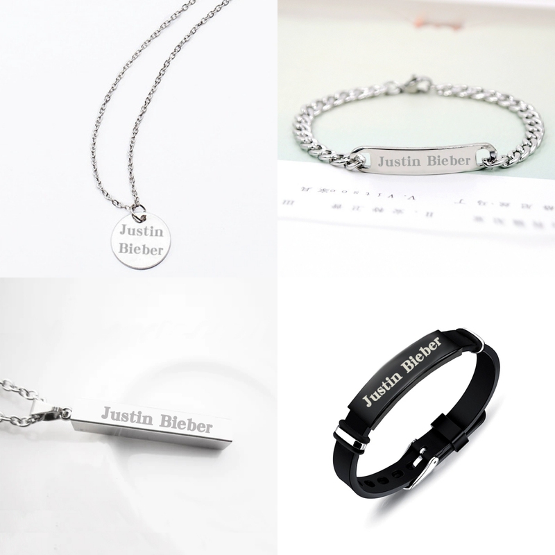 Justin Bieber Rings, Necklaces, Bracelets, Wristbands, and Merchandise Related to European and American Singers
