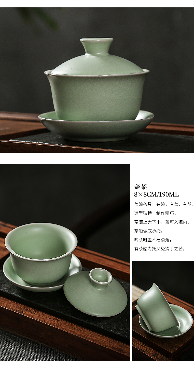 Sand embellish pottery your up kung fu tea sets the whole contracted household gifts ceramic tureen tea cups on the teapot