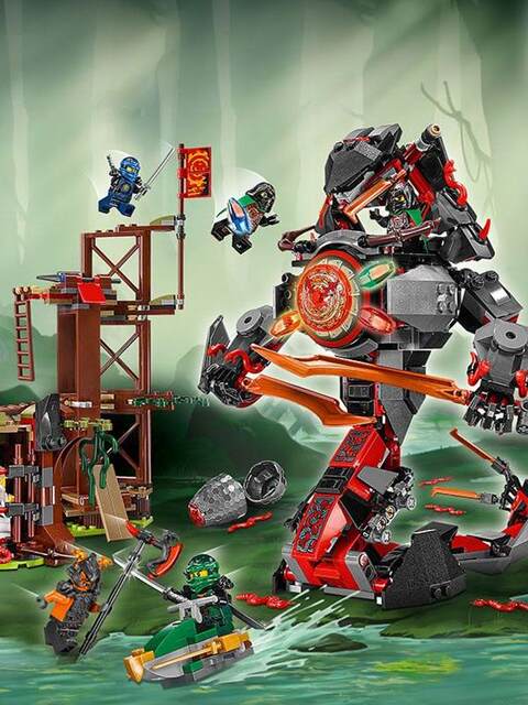 New Model of Ninjago: Battle of the Time Machine, Giant Snake, Time Twins, Boys' Building Block Toy Gift