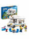 New Urban Series Holiday Camping Rv Car Camping Vehicle Educational Building Block Toys for Men, Women, and Children as Gifts