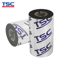 TSC (Taiwan HALF)TSC ORIGINAL RIBBON BAR CODE machine LABEL MACHINE RIBBON NON-FADING RIBBON THERMAL TRANSFER RIBBON LABEL SCRATCH-RESISTANT RIBBON ECONOMICAL WAX BASE 110MM*300M