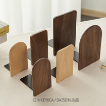 Storage book artifact simple book stand solid wood baffle hot selling creative books by literature and art environmental protection logo customization