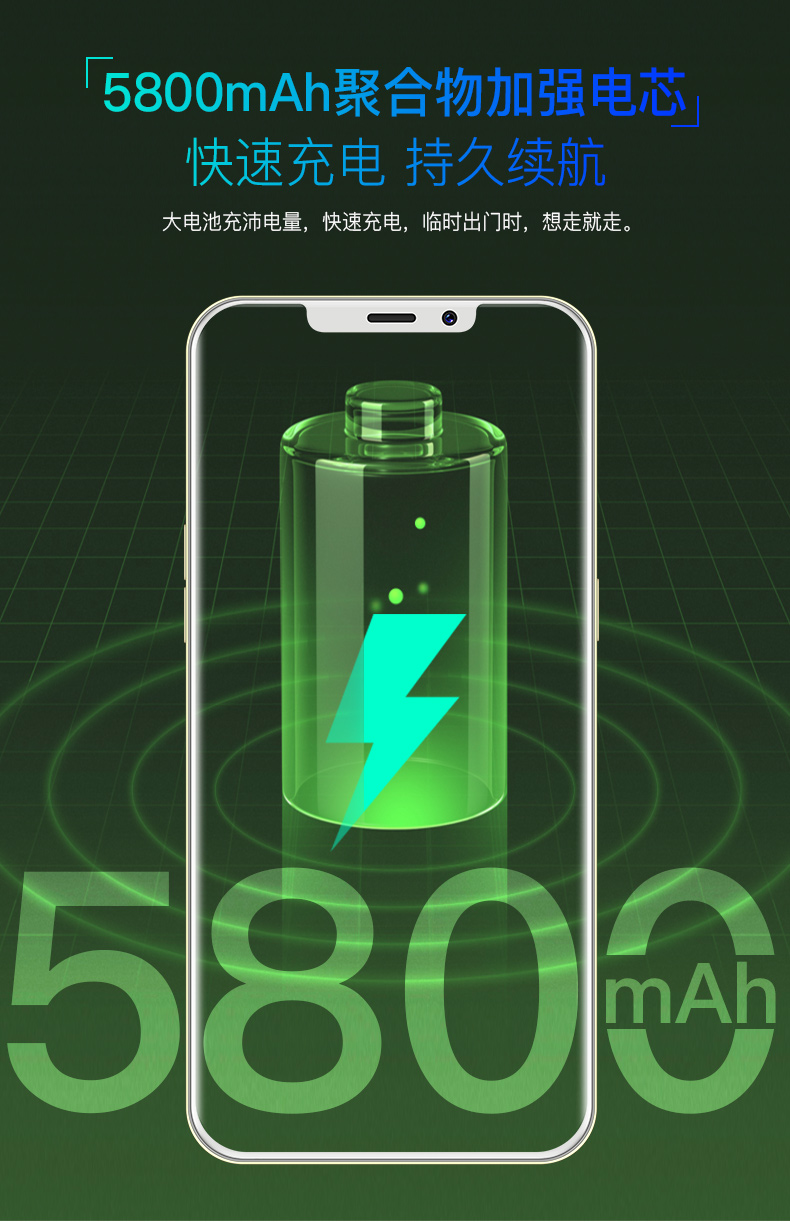OPSSON V10 Liu Haiping full Netcom 4G điện thoại thông minh Android siêu mỏng màn hình lớn sinh viên mở khóa