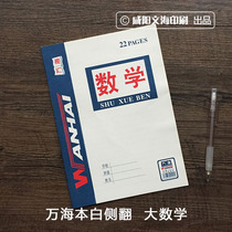 Xianyang Wenhai Wanhai Job Benben White Side Overturning Series (16K) Mathematics Ben