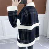 Трикотажная куртка, короткий модный кардиган, 2025 года, свободный крой