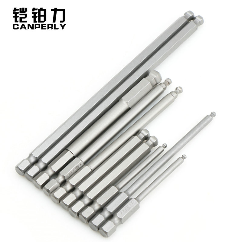 Armoured platinum force S2 plus hard ball head inner hexagonal wind batch head 1 4 shank wind batch nozzle ball head hexagonal pneumatic batch nozzle-Taobao