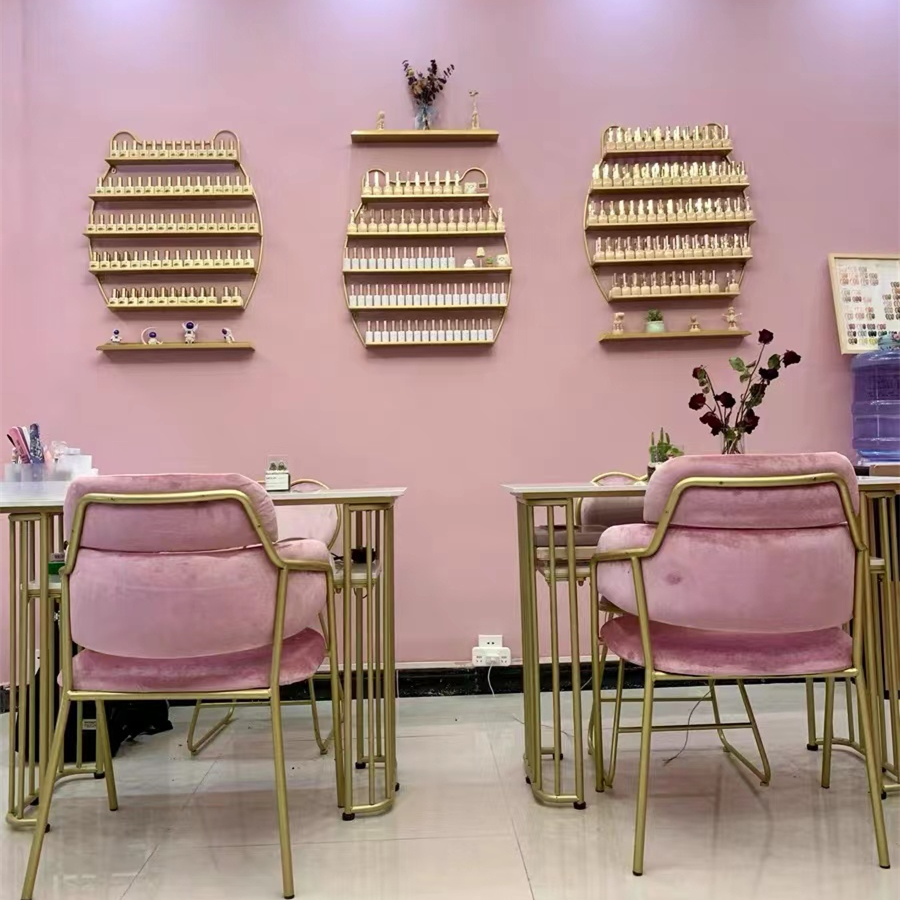Nail polish rack wall hanging internet-famous display rack nail polish cabinet nail polish rack nail shop shelf wall rack