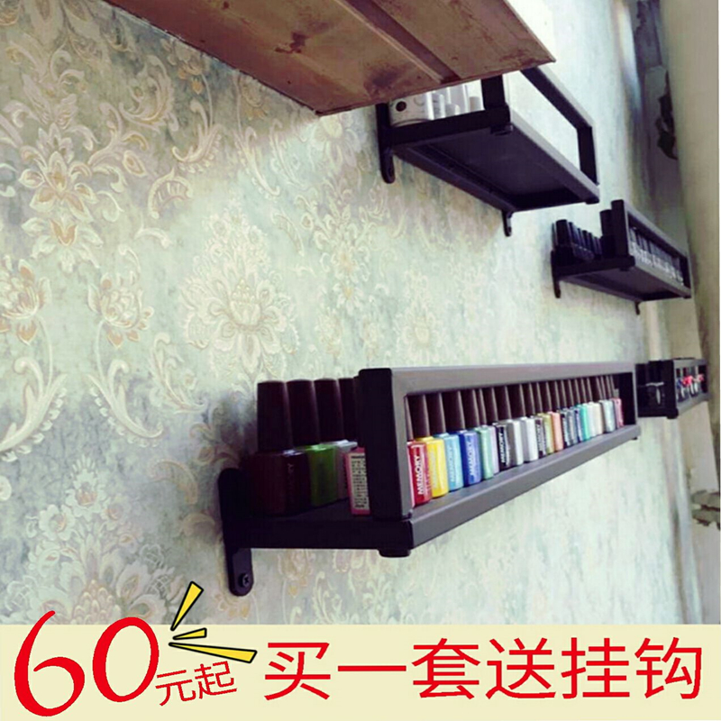 Manicure Shelf Wall Wall Holder Cosmetics Shop Shelf Cosmetic Shop Shelf Nail Shelf Shelf