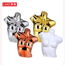 Factory direct sales gold and silver electroplated bra bra underwear wardrobe window display rack display mannequin model rack