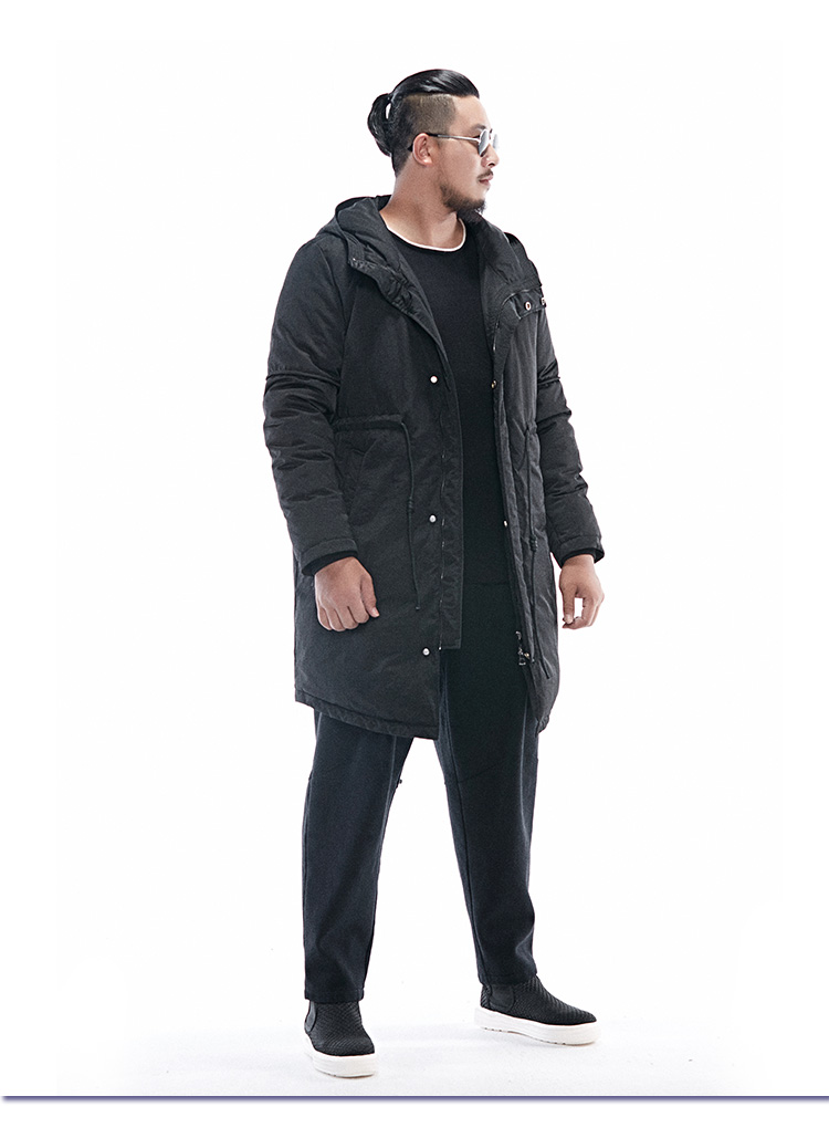 Mùa đông bán mực mới thêu retro cotton và quần lanh nam giản dị XL cộng với quần nhung dày chân quần jogger kaki