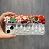 Рождественский кремовый чехол для телефона, детский креативный набор материалов ручной работы, комплект для пожилых людей, детская поделка своими руками, креативный подарок