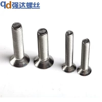 M10 304 thép không gỉ bắt chéo đầu vít phẳng đầu vít phẳng đầu vít vít GB819 GB fastener tiêu chuẩn - Chốt đinh vít bắn tôn