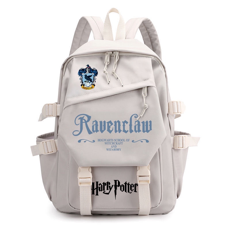 Harry Potter Two-Dimensional Merchandise Hogwarts Trendy Backpack for Men and Women, Youthful Campus Student School Bag